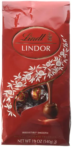 Vista 45 de Lindt Lindor - Trufas de chocolate extra oscuro 60 %, caramelo de chocolate negro con centro de trufa suave y derretida, ideal para regalar, 5.1