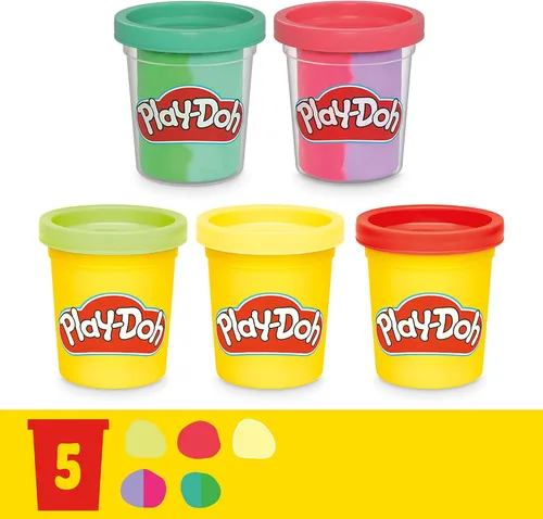 Vista 15 de Play-Doh Juego de juguetes de jardín de flores florecientes, juego de simulación de naturaleza, artes y manualidades para niños, regalos de relleno