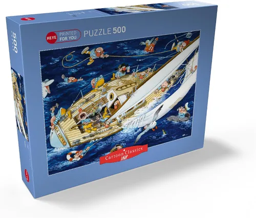 Vista 2 de MyPuzzle Sailors - Jean-Jacques Loup - Cartoon Classics - Rompecabezas prémium de 500 piezas para adultos