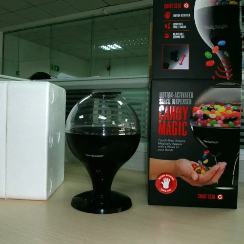 Vista 4 de Dispensador de caramelos, mini dispensador automático para dulces y frutas secas, 10.2 in