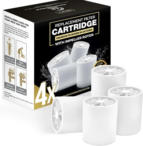 Vista 10 de AquaHomeGroup Cartucho de filtro premium de repuesto de 20 etapas (sin carcasa), compatible con cualquier filtro de ducha de diseño similar de 15