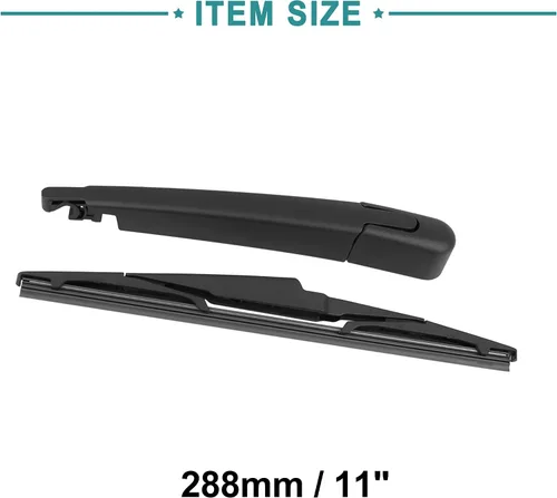 Vista 3 de ACROPIX Juego de brazos de limpiaparabrisas trasero para Kia Sorento Negro
