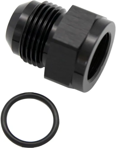 Vista 21 de 1/8 NPT hembra a -3 AN AN3 macho Flare Thread Expander adaptador Expander Accesorios de manguera Aluminio Negro