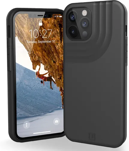 Vista 13 de URBAN ARMOR GEAR [U] by UAG - Funda protectora diseñada para iPhone 12 Pro Max [pantalla de 6.7 pulgadas] ancla que absorbe los golpes, ajuste Ancla