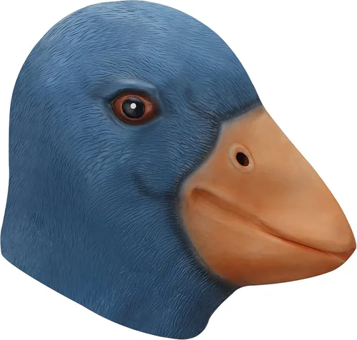 Vista 8 de Máscara de cabeza de animal para Halloween, disfraz de pato, Unitamaño