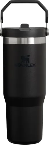 Vista 28 de STANLEY IceFlow 2.0 - Vaso con pajilla abatible con asa, 30 onzas, tapa giratoria y popote abatible, botella de agua a prueba de fugas, acero Tiza