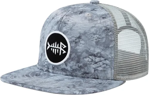 Vista 34 de BASSDASH Gorra de Camionero de Ala Plana Ajustable con Snapback y Malla para Hombres y Mujeres Verde militar