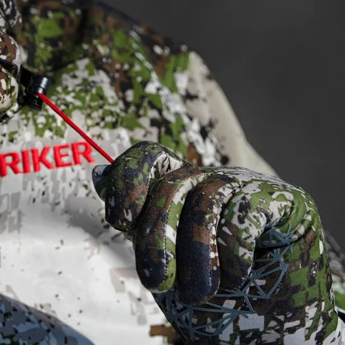 Vista 5 de Striker Guantes de pesca unisex Stealth impermeables y transpirables para exteriores con puño extendido y punta de dedo índice Tech Touch Transición