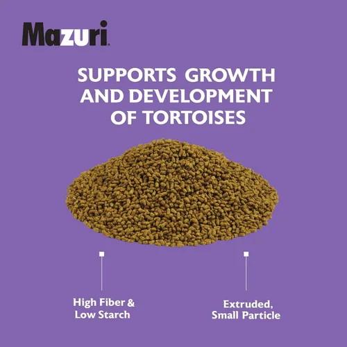 Vista 6 de Mazuri Alimento de tortuga juvenil para tortugas bebé Bolsa de 8 onzas (8 onzas)
