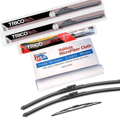 Vista 13 de WiperBladesUSA Limpiaparabrisas de Hoja Beam compatibles con Ford Custom 500 1969 (Juego de 2) Limpiaparabrisas