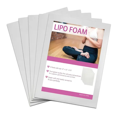Vista 9 de Birllaid Paquete de 2 almohadillas de espuma Lipo para poscirugía, tablas de espuma Bbl después de Lipo, ayuda cuando se utilizan prendas