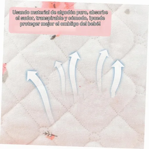 Vista 6 de Healifty Cinturón de hernia umbilical para bebé, banda de cordón para el ombligo para bebé, banda ajustable para el vientre, color rosa