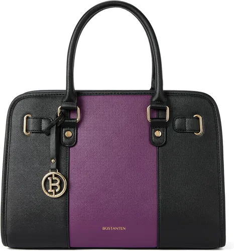 Vista 8 de BOSTANTEN Leather Handbags for Women Designer Satchel Purses Top Handle Tote Work Shoulder Bags