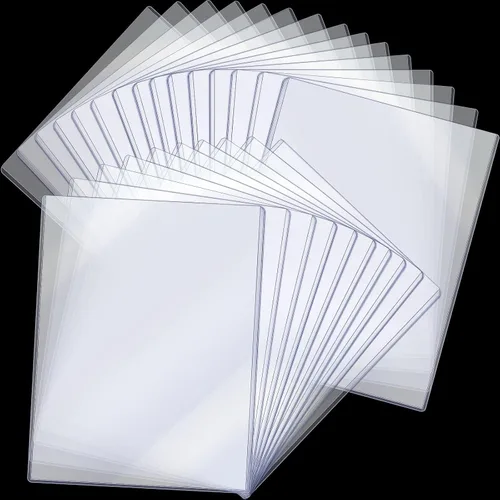 Vista 10 de Jecery Paquete de 10 protectores rígidos de hojas rígidas de 8.5 x 11 pulgadas para documentos