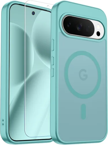Vista 45 de SUPFINE Funda magnética para Google Pixel 10 Pro XL con protector de pantalla (imanes integrados) (protección contra caídas de grado militar)