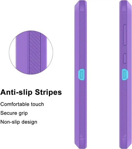 Vista 6 de Funda híbrida para Samsung Galaxy A30, A50, a prueba de golpes, de plástico duro y absorción de golpes, de goma, para Samsung Galaxy A30, A50S