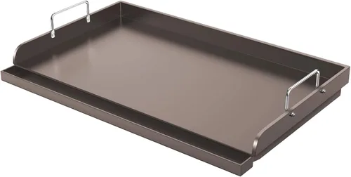 Vista 13 de Utheer Parrilla reversible para todas las estufas Camp Chef de 14 y 16 pulgadas, plancha de hierro fundido, para estufa Camp Chef Explorer de 2