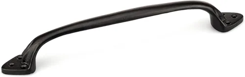 Vista 10 de Richelieu Hardware BP9464128900 Sheffield Collection - Tirador arqueado tradicional de centro a centro, color negro mate, para puertas de granero