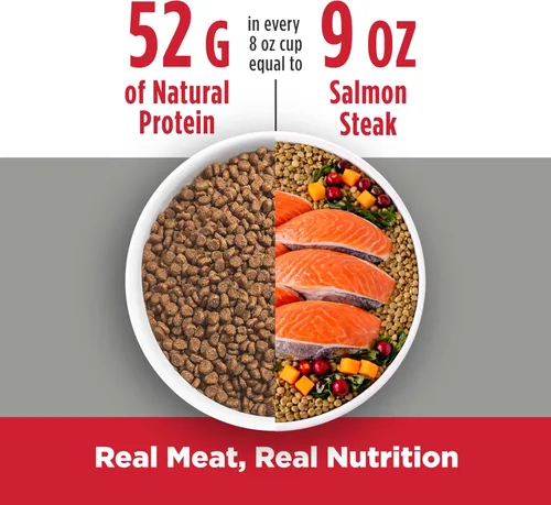 Vista 5 de Nulo Freestyle Alimento para Gatos Trim Alto en Proteínas, Receta de Salmón y Lentejas - Alimento Seco Natural para Gatos Sin Granos para Control