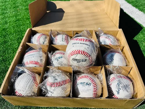 Vista 3 de Rawlings USSSA Baseballs Grado de competencia ROLB1USSSA Juventud/14U Opciones de conteo múltiple