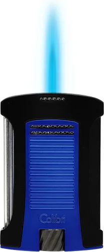 Vista 9 de Colibri Daytona - Encendedor de butano resistente al viento: llama ajustable, encendedor de puros recargable de un solo chorro, diseño ergonómico