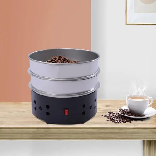 Vista 3 de LOYALHEARTDY Enfriador eléctrico de granos de café de 110 V, máquina de enfriamiento de granos de café de 1.3 libras, enfriador de granos de café