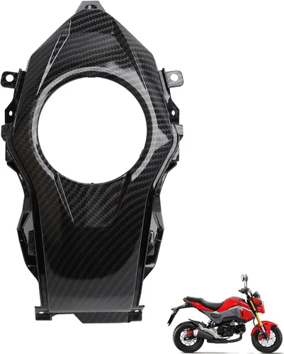 Vista 7 de Mokuo Funda de Velocímetro de Fibra de Carbono para Motocicleta Fit para Honda Grom Msx125 SF 2016-2020 Kit de Carenados Piezas