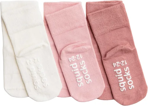 Vista 68 de squid socks Calcetines de viscosa de bambú 0-6M, 6-12M, 12-24M y 2T-3T Calcetines que se mantienen puestos