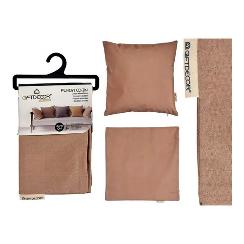 Vista 3 de Funda de cojín Gift Decor Marrón 45 x 0,5 x 45 cm 60 x 0,5 x 60 cm