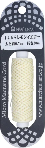 Vista 5 de Merchen Art Micro Macrame Cord Col. 1469 Jade Green