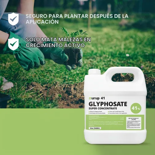 Vista 3 de 32OZ 41% Glifosato Súper Concentrado Matahierbas y Pasto