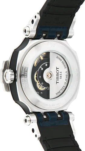 Vista 2 de Tissot T-Race - Reloj deportivo de acero inoxidable para hombre, color negro, azul T1154071704100, Negro azul