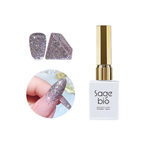 Vista 2 de Hydrogel Ice Skin Glitter Gel Polish Collection Radiate with Energy 01