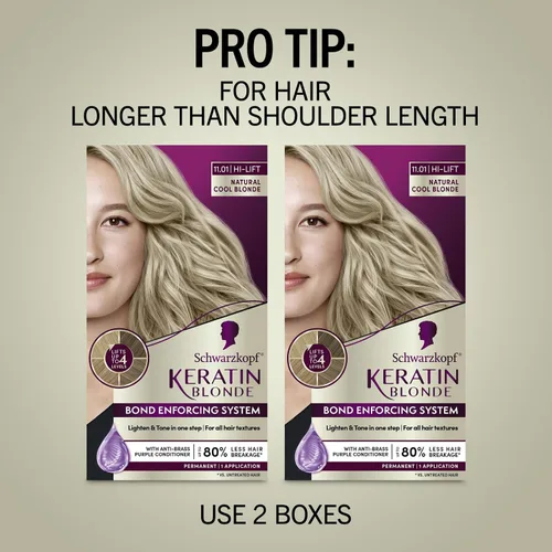 Vista 62 de Schwarzkopf Keratin - Tinte para el cabello rubio, 7.0 rubio ceniza oscuro, coloración permanente de calidad profesional, sistema de refuerzo