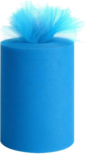 Vista 20 de Rollos de tul de 6 pulgadas por 100 yardas (300 pies) de tela de carrete de tul para bricolaje, faldas tutú, bodas, baby shower, manualidades