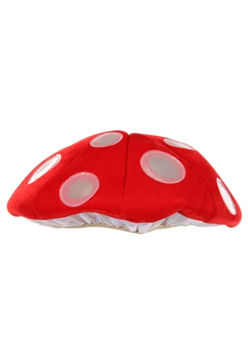 Vista 3 de Sombrero de Disfraz Lumen de Hongo Rojo Multicolor