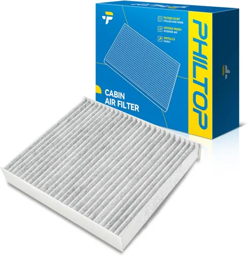 Vista 12 de PHILTOP Filtro de aire de cabina con carbón activado, compatible con CF10612 Smart Fortwo 2008, 2009, 2010, 2011, 2012, 2013, 2014, 2015-2018, Smart