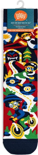 Vista 2 de Lavley Calcetines divertidos para amantes de las actividades al aire libre y más, regalos novedosos para hombres, mujeres y adolescentes