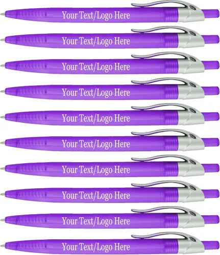 Vista 6 de SyPen Bolígrafos personalizados con tu logotipo o texto personalizado, paquete de 500 unidades a granel para negocios, fiestas y eventos, bolígrafos