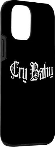 Vista 3 de iPhone 12 mini grito bebé retro logotipo gráfico regalo renacimiento Hipster amigos caso
