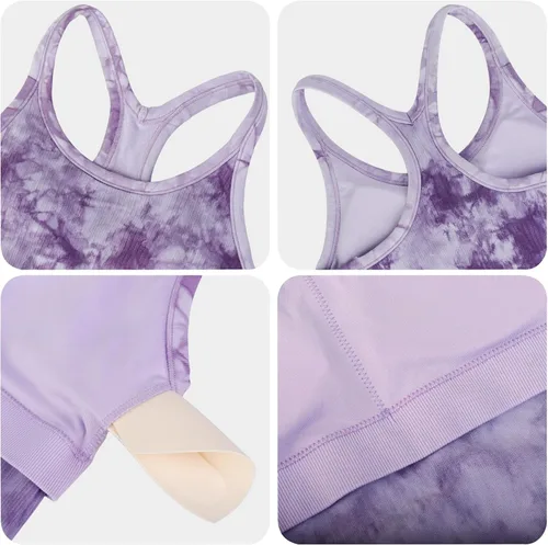 Vista 16 de sphinx cat - Camiseta corta de entrenamiento para mujer, camiseta sin mangas, acanalada, con espalda cruzada y brasier integrado