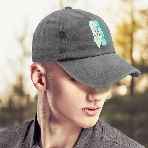 Vista 4 de Caps Could be a Train Station Kinda Day Dad Hat, Funny Hat for Men