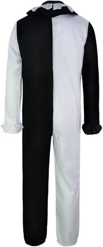 Vista 3 de JMOBEU Disfraz de cosplay de Terrifier, conjunto completo de Halloween con máscara