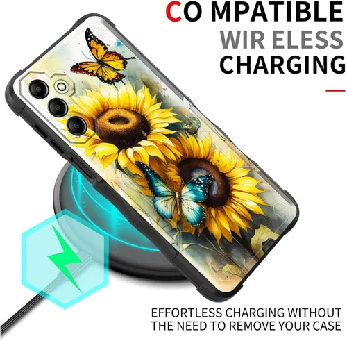 Vista 699 de Funda para Galaxy A14 5G, [Doble Capa][Protección contra Caídas de Grado Militar de 10 Pies] [Antideslizante] Funda Resistente a Prueba de Golpes