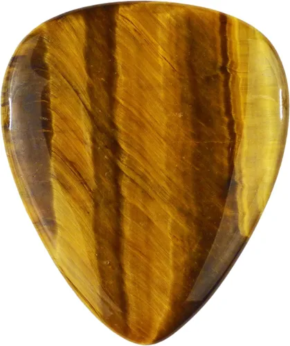 Vista 51 de Púa de Guitarra o Bajo de Piedra Amatista - Calibre Ultra Pesado de 3.0 mm - Forma 351 - Púa Exótica Artesanal de Gema Especial - 1 Paquete
