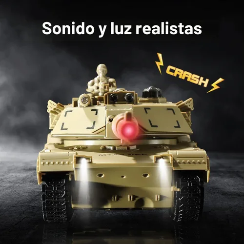 Vista 5 de RC Tank, US M1A2 Abrams - Juguete militar con control remoto