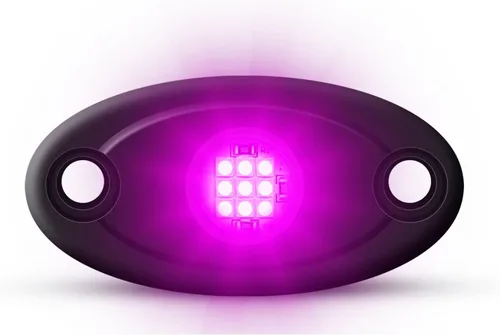 Vista 9 de 12 cápsulas de luces LED moradas de neón para auto, camión, ATV, SUV, luz trasera para vehículos