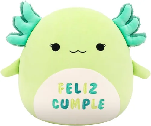 Vista 13 de Squishmallows Cartel original de 12 pulgadas de Colin the Cow Holding "Happy Birthday" – Peluche oficial de Jazwares (tamaño mediano)