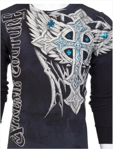 Vista 5 de Xtreme Couture by Affliction - Camisa térmica para hombre