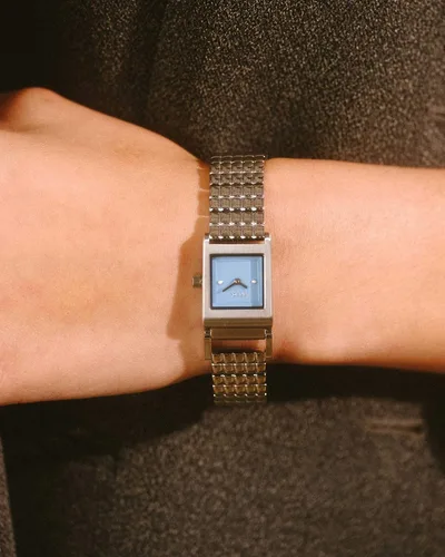 Vista 7 de Breda 'Revel' Reloj de pulsera de acero inoxidable plateado, 0.709 in, plateado, Revel